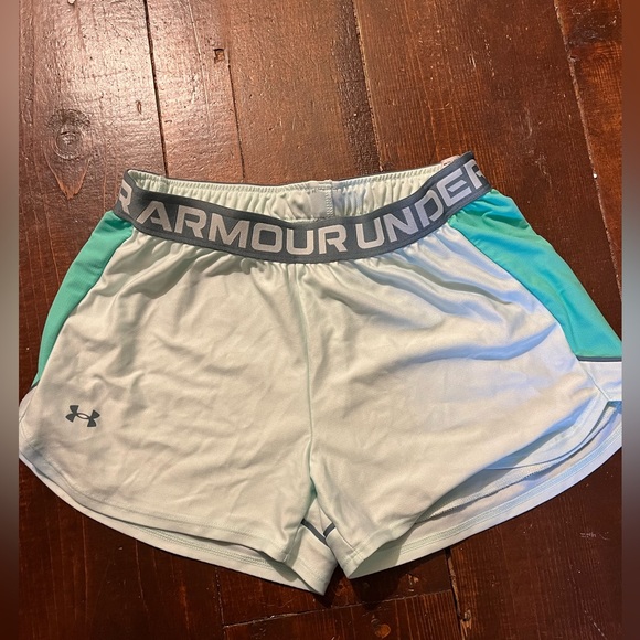 Under Armour Shorts Ua Mint Green Gym Shorts Poshmark